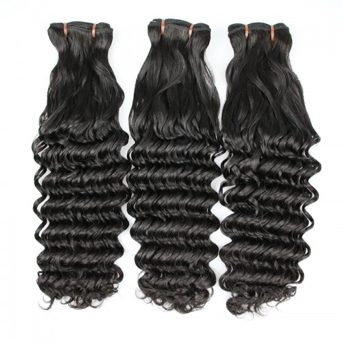 Deep Curly Virgin Human Hair Double Drawn Bundles | Human Hair Wig | Lace Front